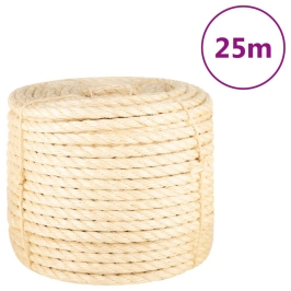 Virve, 14 Mm, 25 M, 100% Sizals Vidaxl