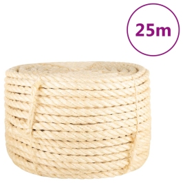 Virve, 16 Mm, 25 M, 100% Sizals Vidaxl