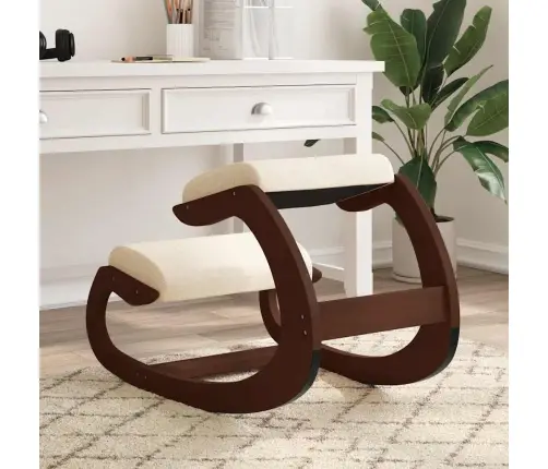 Põlvitustool, Kreemjas, 55 X 84 X 55 cm Kasevineer