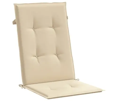 Atgāžami Dārza Krēsli Ar Spilveniem, 2 Gab., Masīvs Tīkkoks Vidaxl