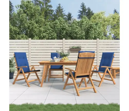 Allalastava Seljatoega Aiatoolid Patjadega 4 Tk, Tiikpuu