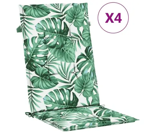 Allalastava Seljatoega Aiatoolid Patjadega 4 Tk, Tiikpuu