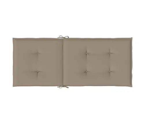 Dārza Krēsli Ar Matračiem, Atgāžami, 6 Gab., Masīvs Tīkkoks Vidaxl