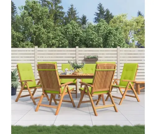 Allalastava Seljatoega Aiatoolid Patjadega 6 Tk, Tiikpuu