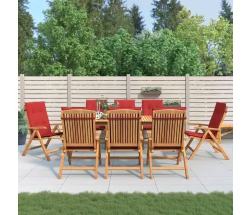 Allalastava Seljatoega Aiatoolid Patjadega 8 Tk, Tiikpuu