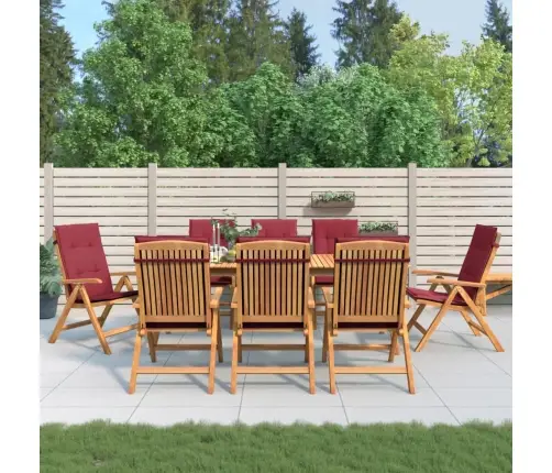 Allalastava Seljatoega Aiatoolid Patjadega 8 Tk, Tiikpuu