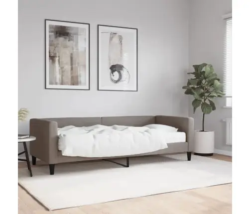 Lova Su Čiužiniu, Taupe Spalvos, 80X200cm Audinys