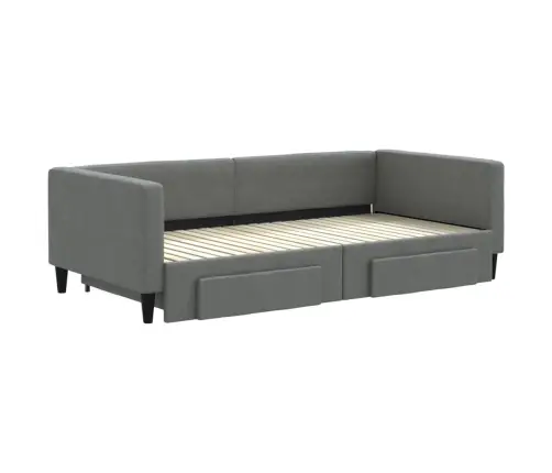 Diivanvoodi Väljatõmmatav Ja Sahtlitega Madratsita, 100X200 Cm