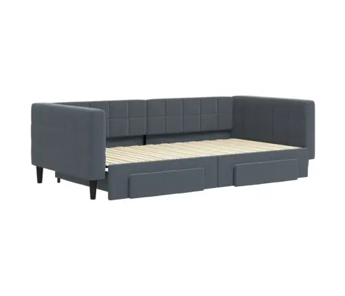 Diivanvoodi Väljatõmmatav Ja Sahtlitega Madratsita, 100X200 Cm