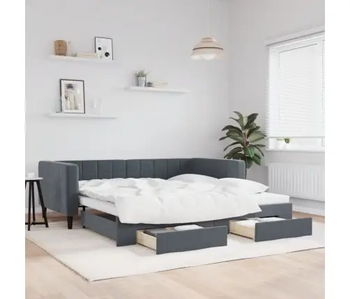 Diivanvoodi Väljatõmmatav Ja Sahtlitega Madratsita, 100X200 Cm