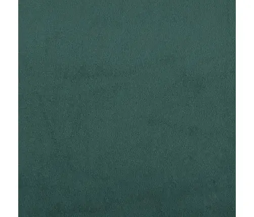 Izvelkams Dīvāns Ar Atvilktnēm, Tumši Zaļš, 100X200 Cm, Samts Vidaxl