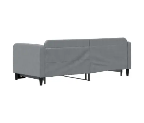 Izvelkams Dīvāns, Gaiši Pelēks, 80X200 Cm, Audums Vidaxl