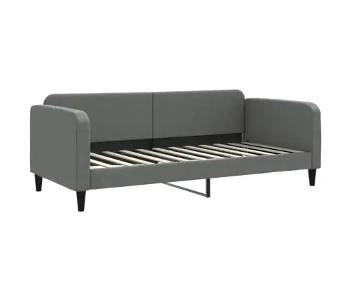 Dīvāngulta Bez Matrača, Tumši Pelēks, 90X200 Cm Vidaxl