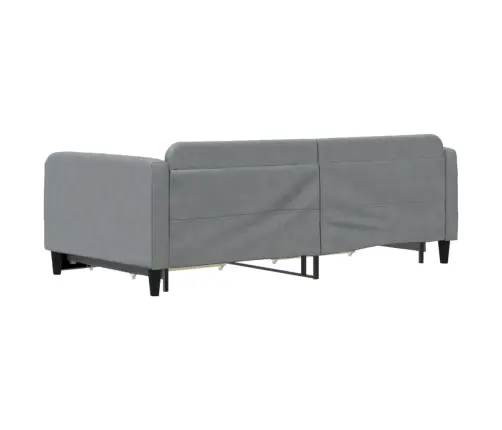 Diivanvoodi Madratsiga, Helehall, 100X200 cm Kangas