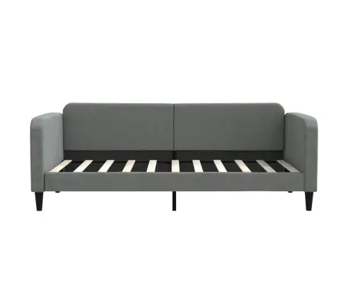 Diivanvoodi Väljatõmmatava Osaga, Tumehall, 90X190 cm Kangas