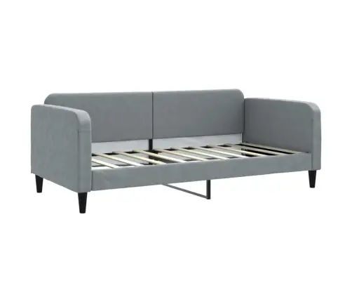 Diivanvoodi Madratsiga, Helehall, 90X190 cm Kangas