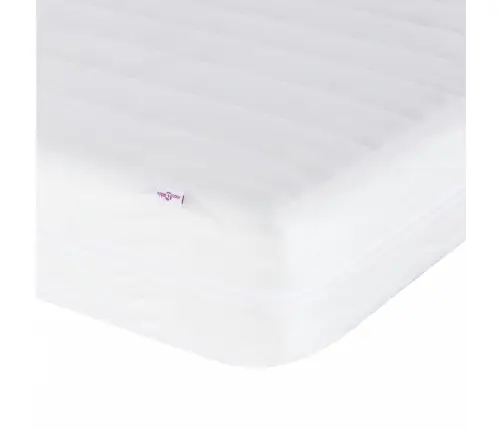 Diivanvoodi Madratsiga, Roosa, 100X200 cm Samet