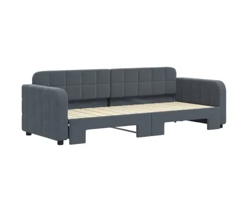 Dīvāngulta Bez Matrača, Tumši Pelēks, 80X200 Cm Vidaxl