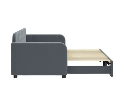 Dīvāngulta Bez Matrača, Tumši Pelēks, 80X200 Cm Vidaxl