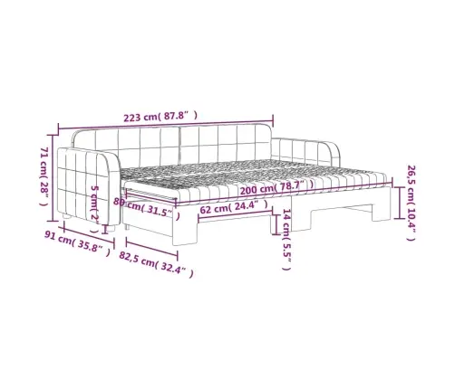 Izvelkams Dīvāns Ar Matraci, Dzeltens, 80X200 Cm, Samts Vidaxl Izvelkams Dīvāns Ar Matraci, Dzeltens, 80X200 Cm, Samts Vidaxl