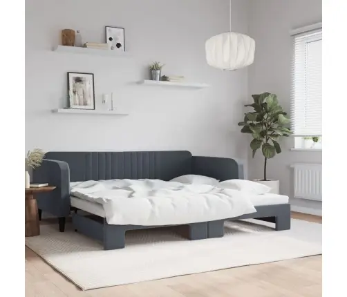 Dīvāngulta Bez Matrača, Tumši Pelēks, 100X200 Cm Vidaxl Dīvāngulta Bez Matrača, Tumši Pelēks, 100X200 Cm Vidaxl