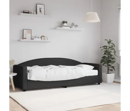 Lova Su Čiužiniu, Juodos Spalvos, 80X200cm Audinys