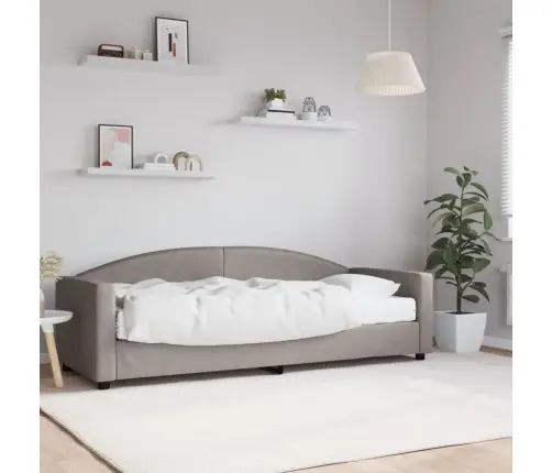 Diivanvoodi Madratsiga, Pruunikashall, 80X200 cm Kangas