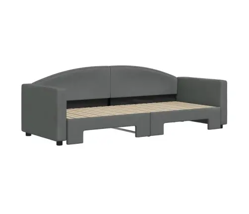 Dīvāngulta Bez Matrača, Tumši Pelēks, 80X200 Cm Vidaxl