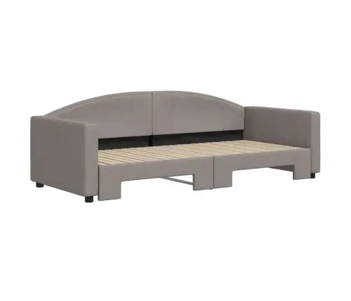 Diivanvoodi Väljatõmmatava Osaga, Pruunikas, 90X200 cm Kangas