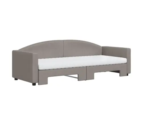 Diivanvoodi Väljatõmmatava Osaga, Pruunikas, 80X200 cm Kangas