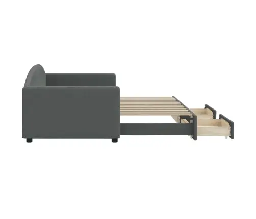 Diivanvoodi Väljatõmmatav Ja Sahtlitega Madratsita, 90X200 Cm