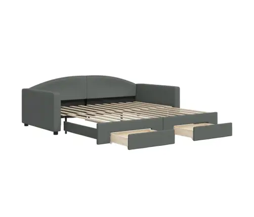 Diivanvoodi Väljatõmmatav Ja Sahtlitega Madratsita, 100X200 Cm