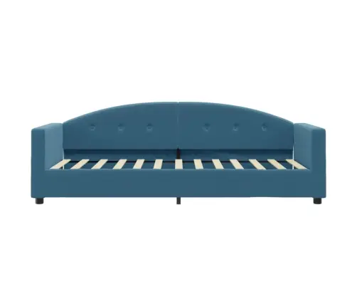 Diivanlvoodi Madratsiga, Tumesinine, 80X200 cm Samet