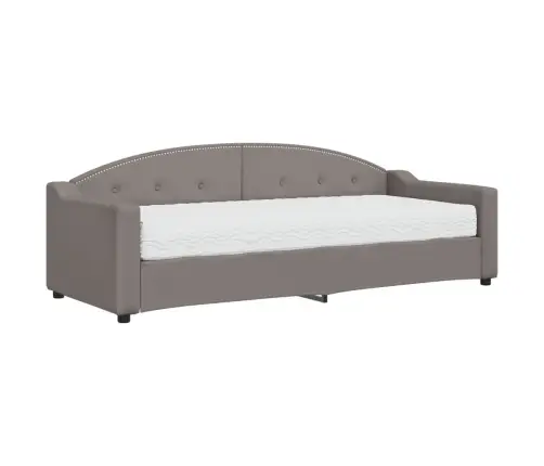 Diivanvoodi Madratsiga, Pruunikashall, 80X200 cm Kangas