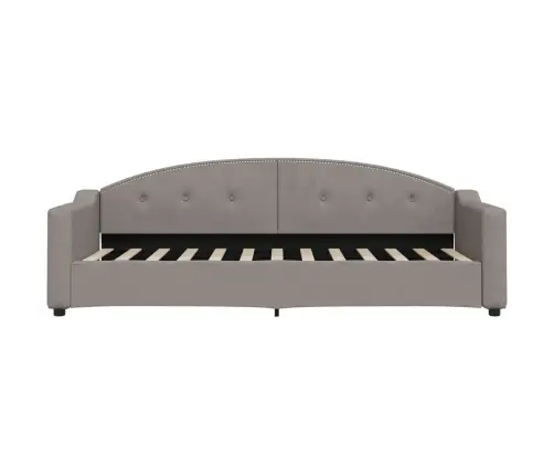 Diivanvoodi Madratsiga, Pruunikashall, 80X200 cm Kangas