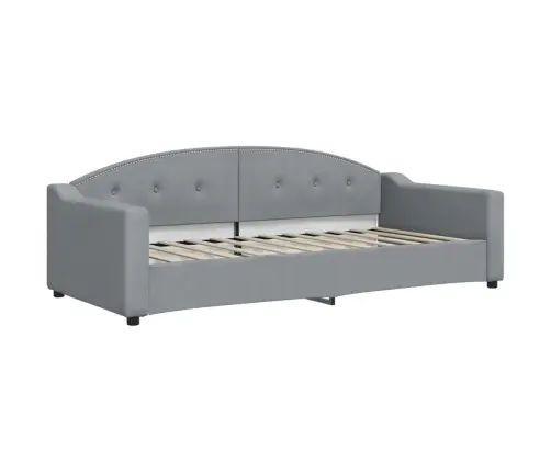 Diivanvoodi Madratsiga, Helehall, 90X200 cm Kangas