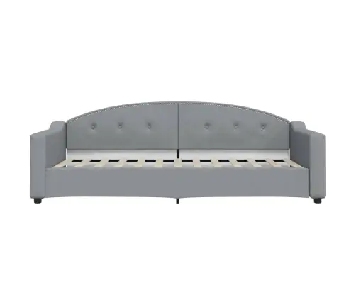 Diivanvoodi Madratsiga, Helehall, 90X200 cm Kangas