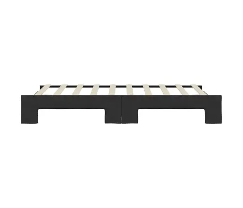 Izvelkams Dīvāns, Melns, 90X190 Cm, Audums Vidaxl