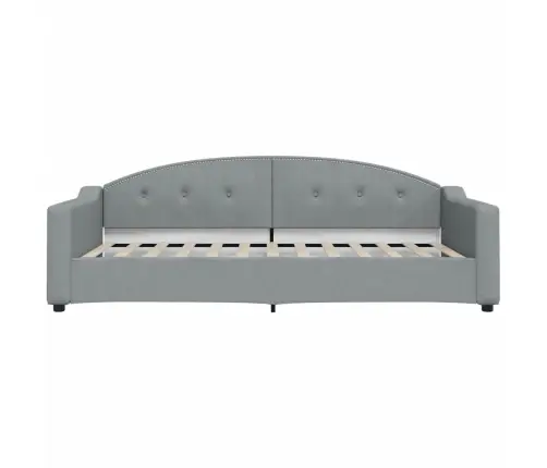 Diivanvoodi Madratsiga, Helehall, 100X200 cm Kangas