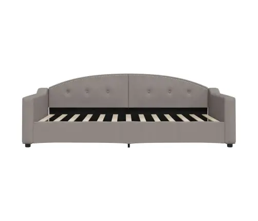 Lova Su Ištraukiama Dalimi/Stalčiais, Taupe, 100X200cm Audinys