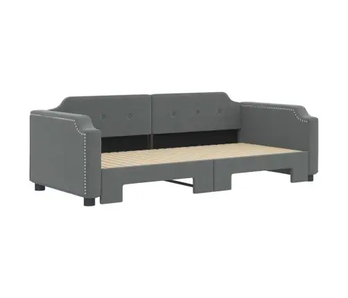 Dīvāngulta Bez Matrača, Tumši Pelēks, 90X200 Cm Vidaxl Dīvāngulta Bez Matrača, Tumši Pelēks, 90X200 Cm Vidaxl