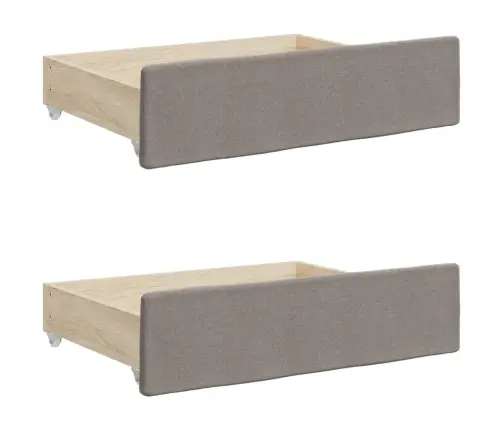 Diivanvoodi Väljatõmmatava Osaga, Pruunikas, 90X200 cm Kangas