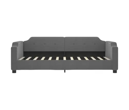 Diivanvoodi Väljatõmmatava Osaga, Tumehall, 90X190 cm Kangas