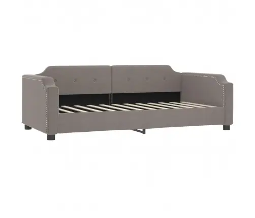 Diivanvoodi Väljatõmmatava Osaga, Pruunikas, 100X200 cm Kangas