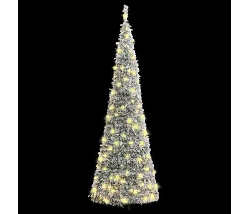 Mākslīgā Ziemassvētku Egle Ar Sniegu, 50 Led, 120 Cm Vidaxl