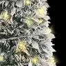 Mākslīgā Ziemassvētku Egle Ar Sniegu, 50 Led, 120 Cm Vidaxl
