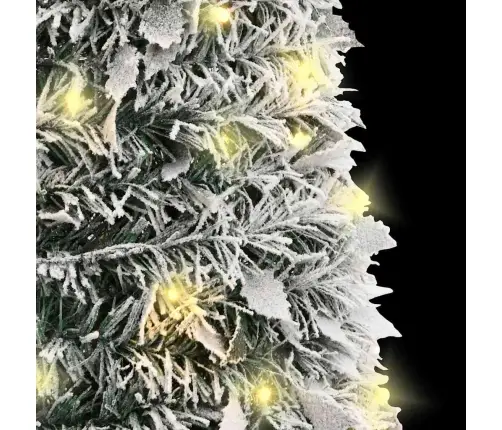 Išskleidžiama Dirbtinė Kalėdų Eglutė Su Sniegu, 150cm 100 Led