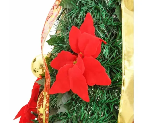 Išskleidžiama Dirbtinė Kalėdų Eglutė, Žalia, 150cm 100 Led