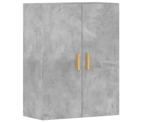 Sienas Skapīši, 2 Gab., Betona Pelēki, Inženierijas Koks Vidaxl