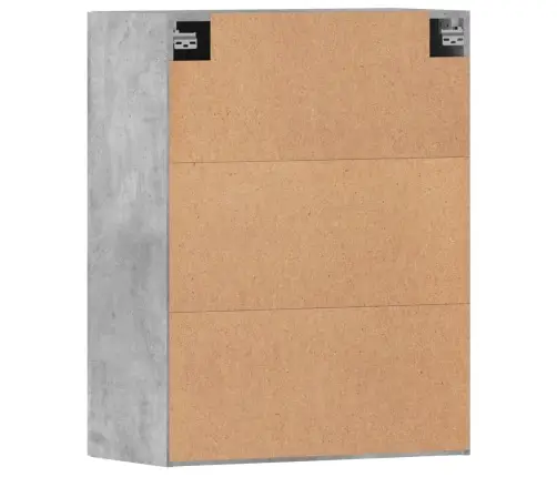 Sienas Skapīši, 2 Gab., Betona Pelēki, Inženierijas Koks Vidaxl